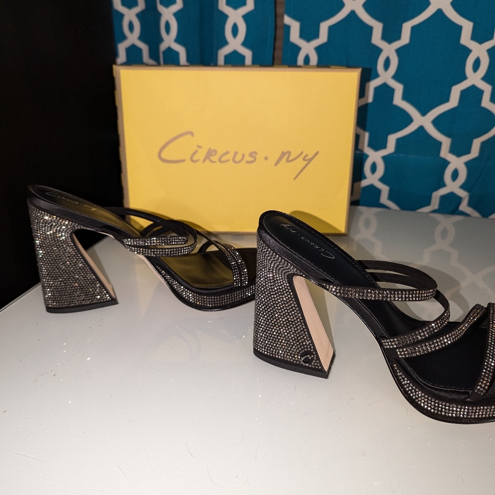~Circus By Sam Edelman hanson Platform Sandal 9 Four Inch Heel NIB - Picture 8 of 11